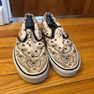 Skulls and Paisley vans